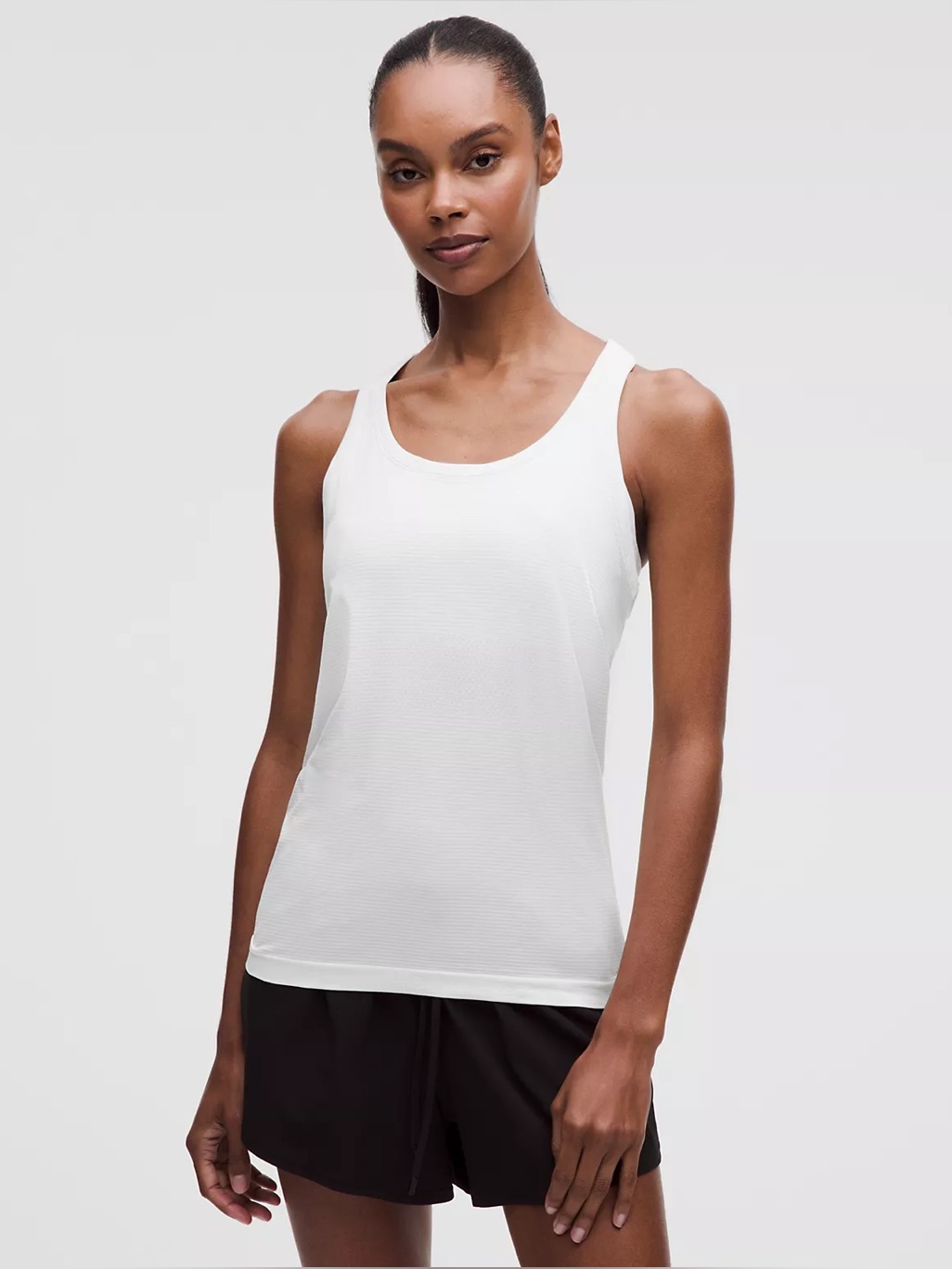 Lululemon White Racerback Tank